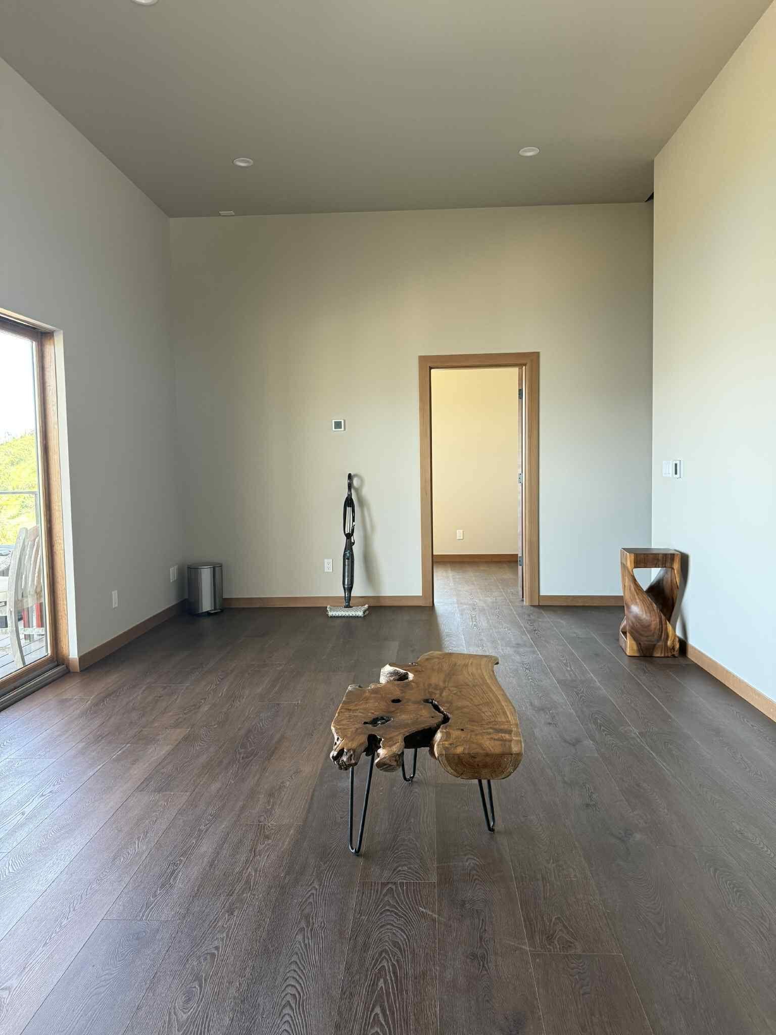 Finished room with clean walls and trim